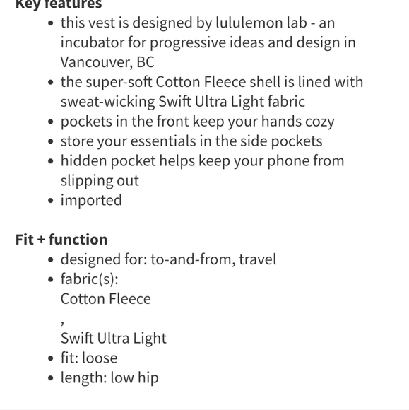 Lululemon Departure Vest - Picture 6 of 9